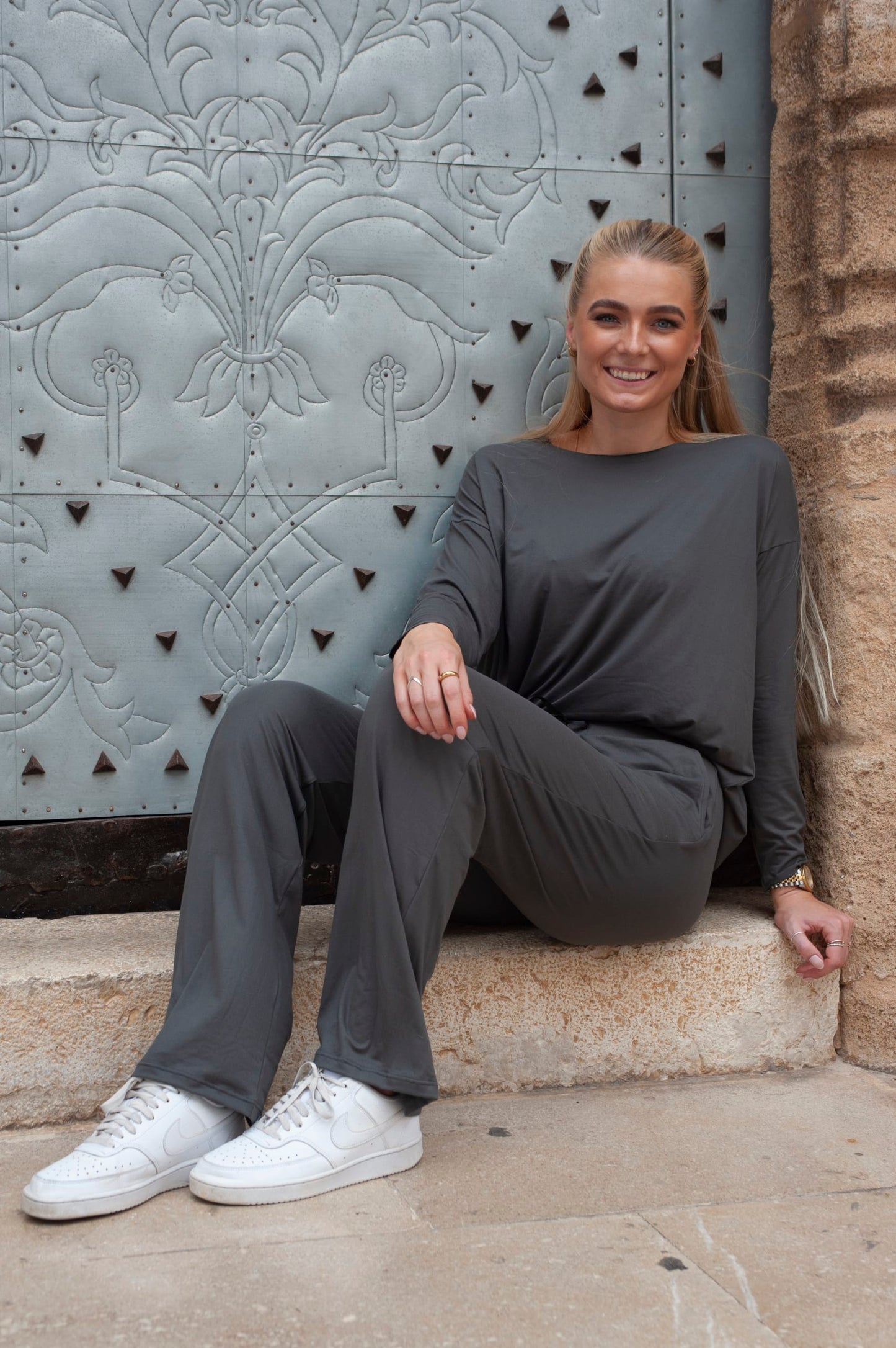 Alma buxur wide  grey