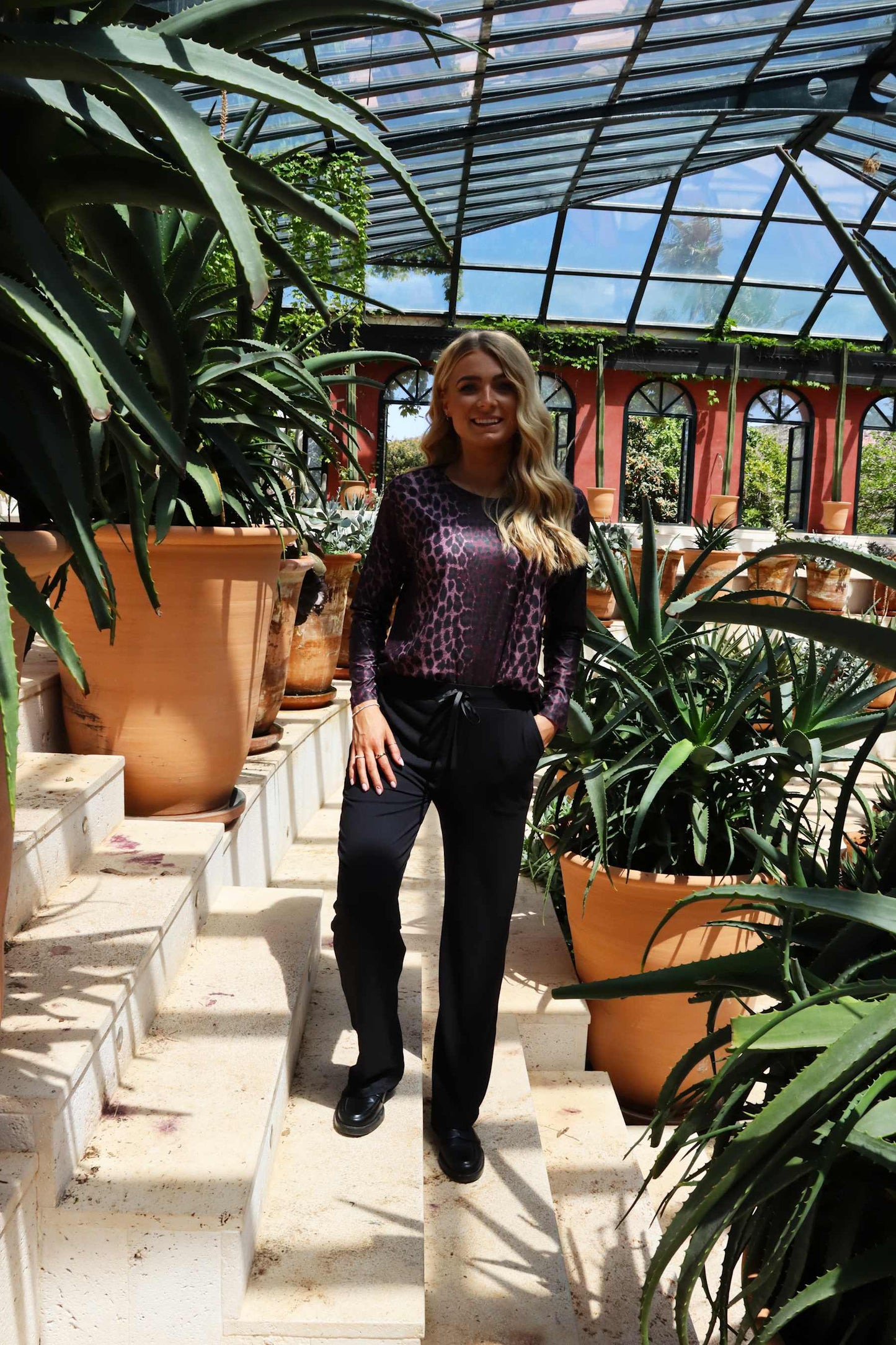 Alma LS top Bordeaux Lux Leo