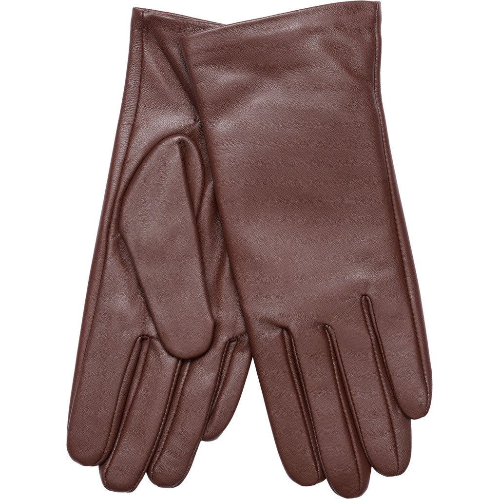 Leðurhanskar Dökkbrúnir