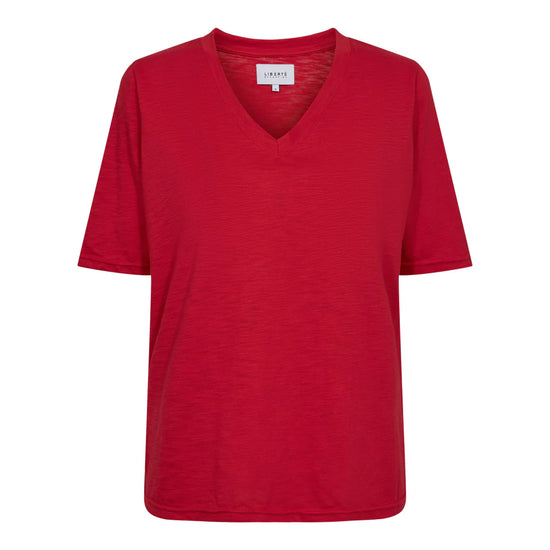 Ulla V-neck bolur red