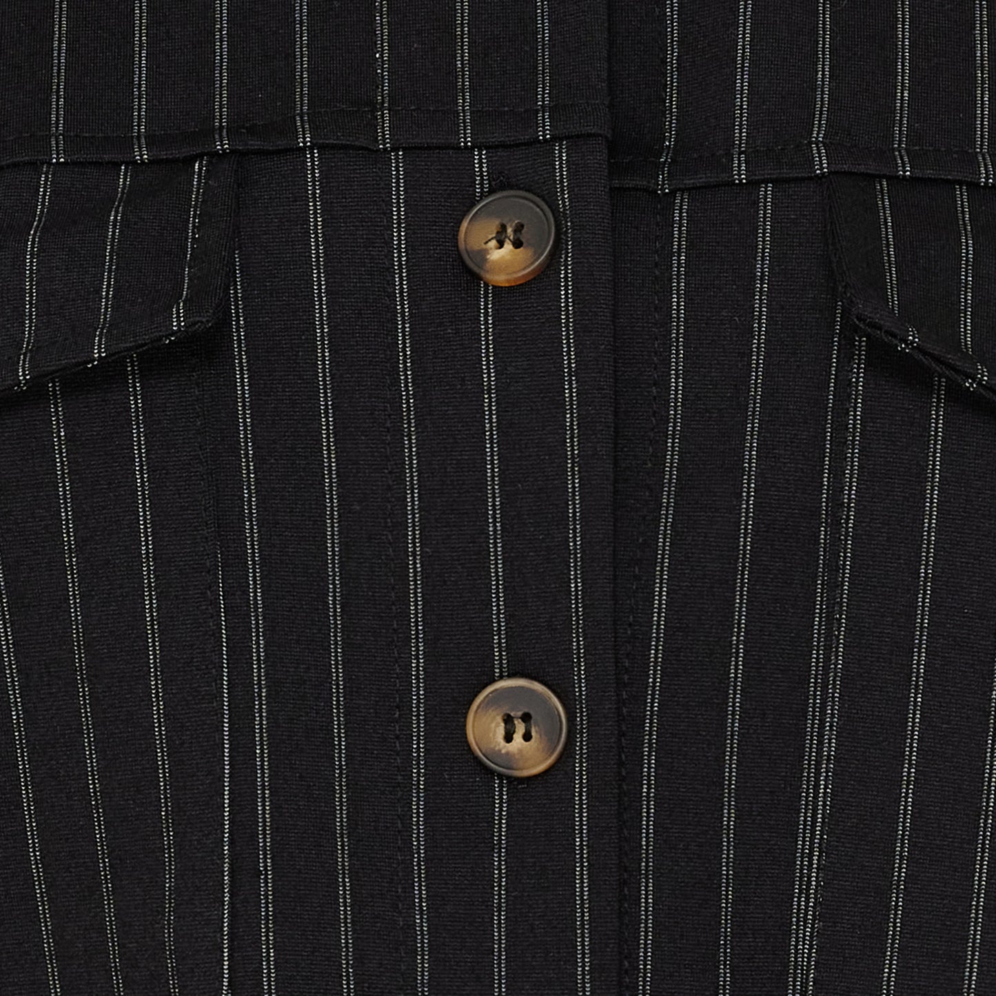 MARTA  jakki Svartur ( Teinóttur)