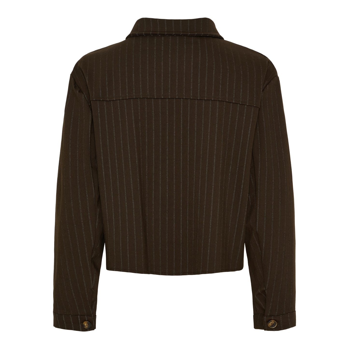 MARTA Jakki brúnn (Teinóttur)