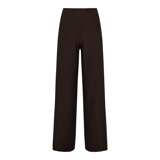 Henne buxur wide Dökkbrúnar