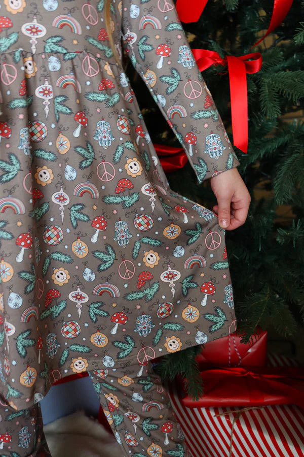 Alma  Barna kjólar Smiley brown