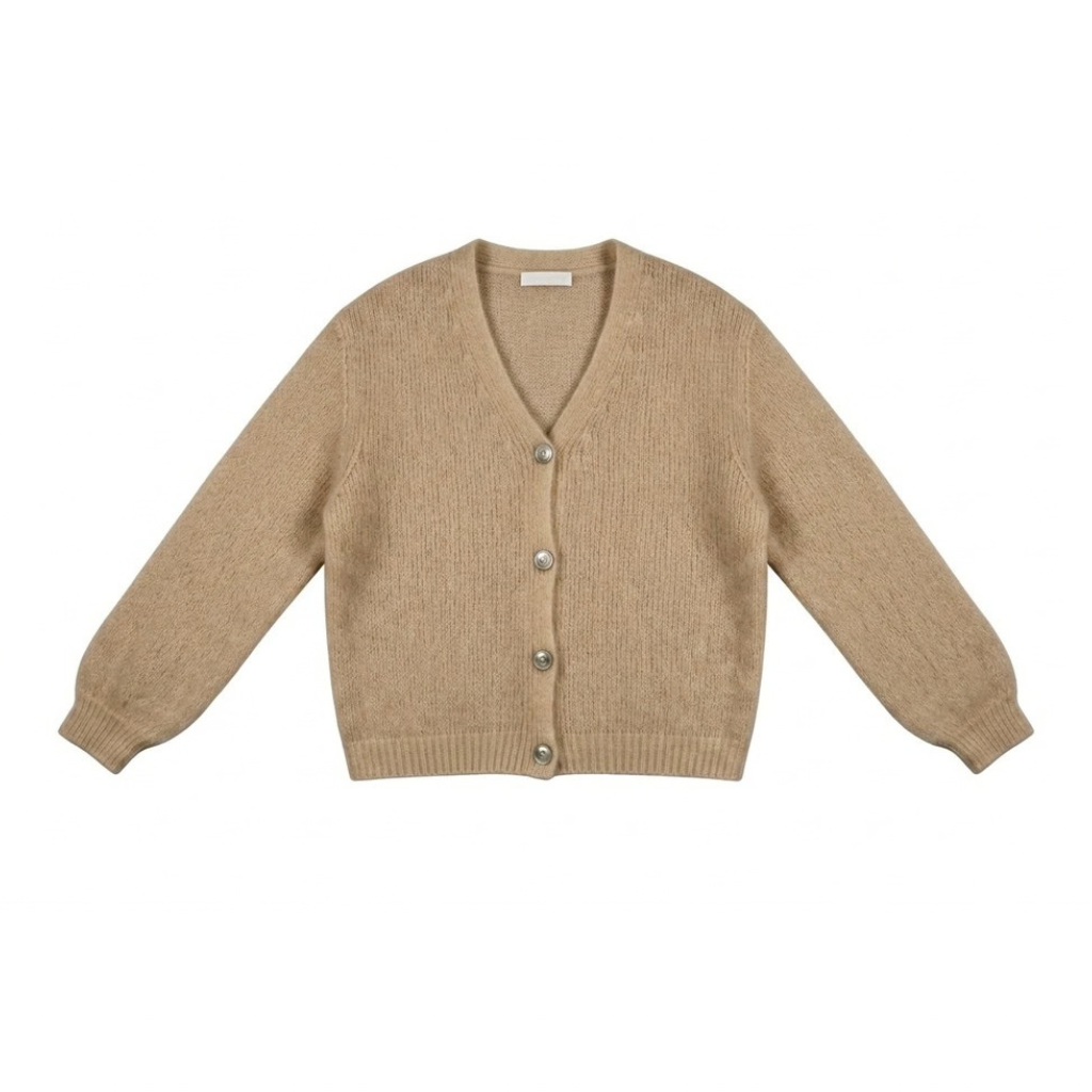 Monsa Cardigan peysa Beige