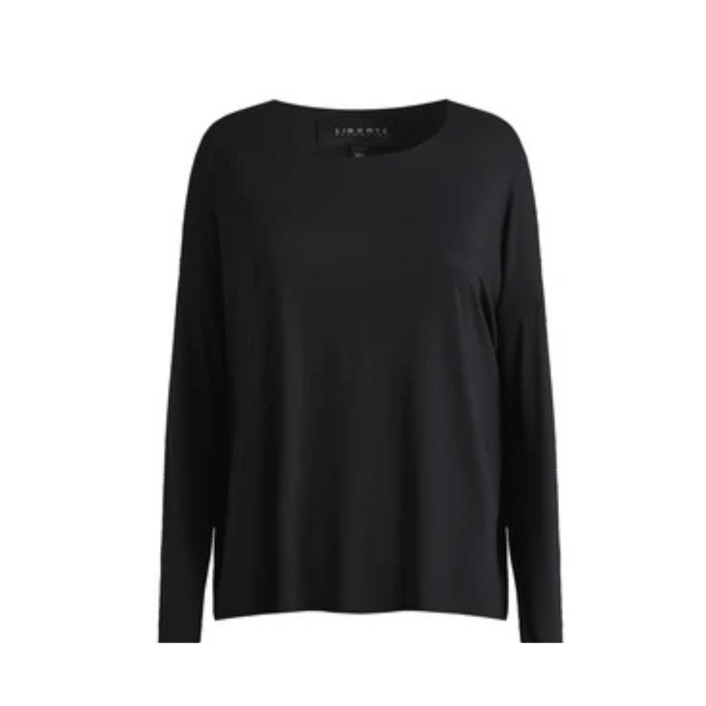 Alma LS top Svartur Simile steinum