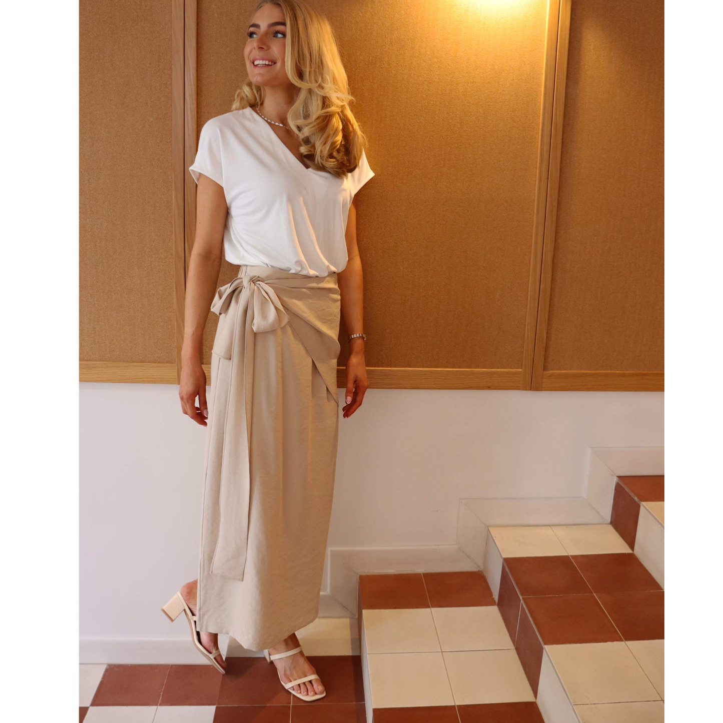 Wip Wrap skirt Sand