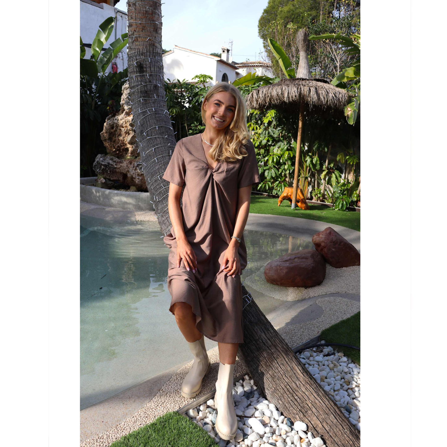 Notti dress Brown