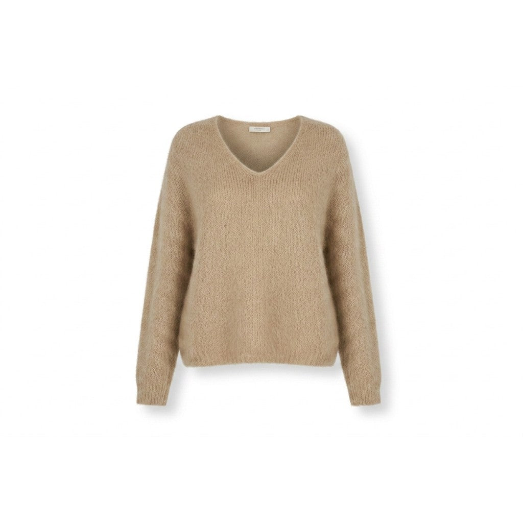 Mona Peysa Mohair Beige