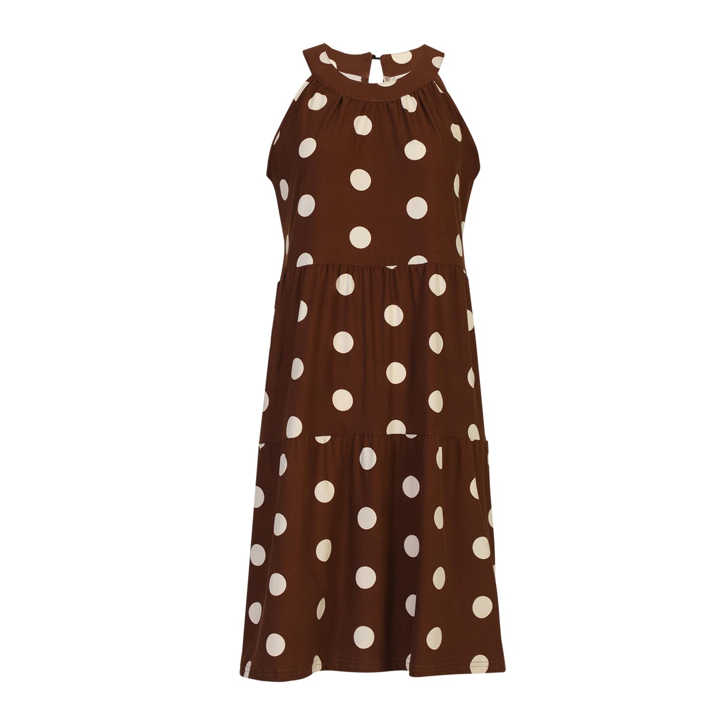 Alma Anni kjóll Brown Dot