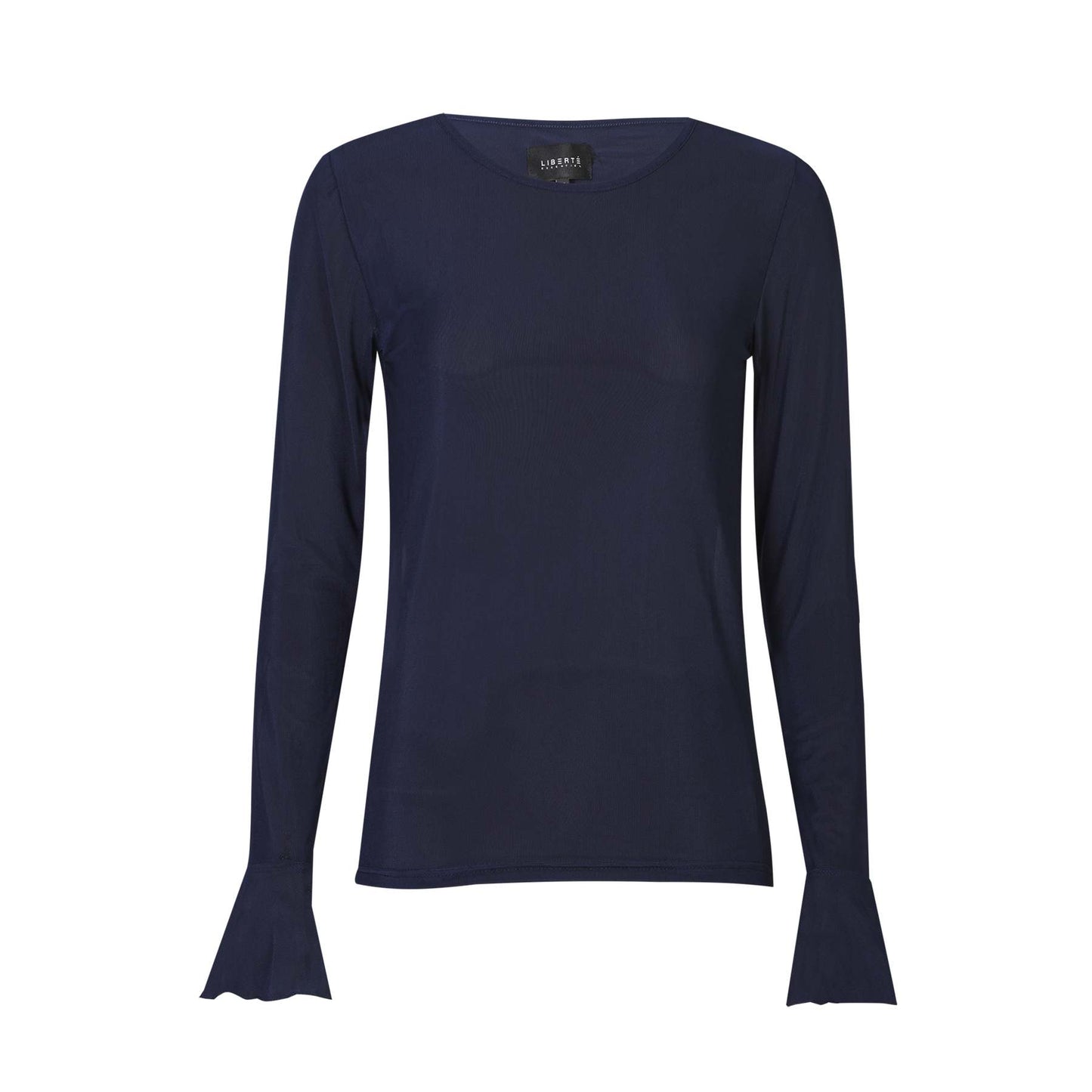 Mesh LS Frill bolur Navy