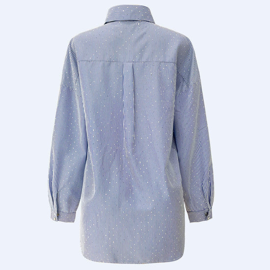 Sara LS Skyrtu Blue Diamond