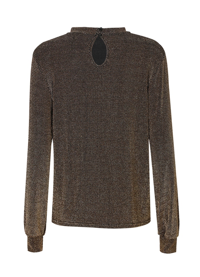 Katty LS bolur Lurex svartur/gold