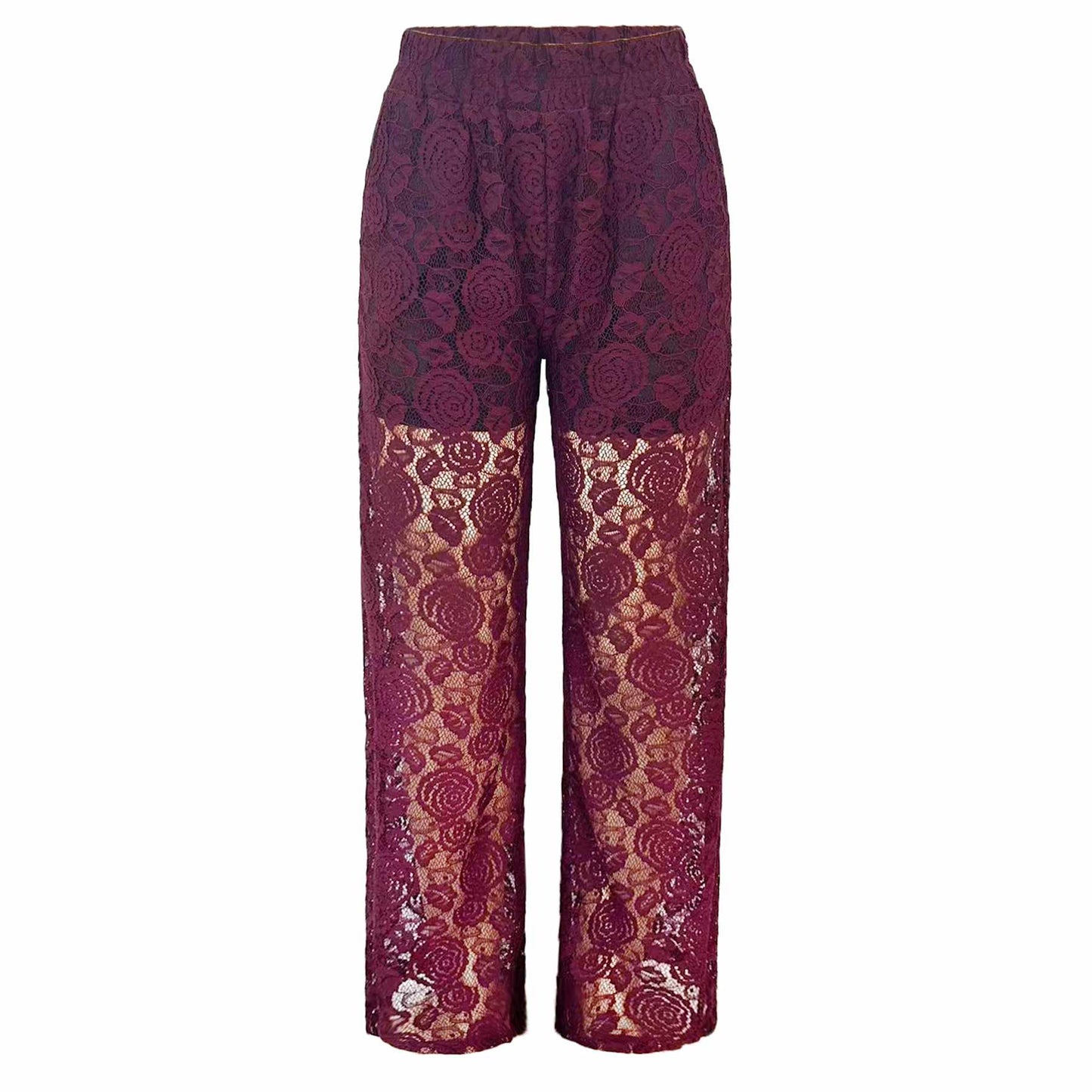 Lacy Pants Bordeaux