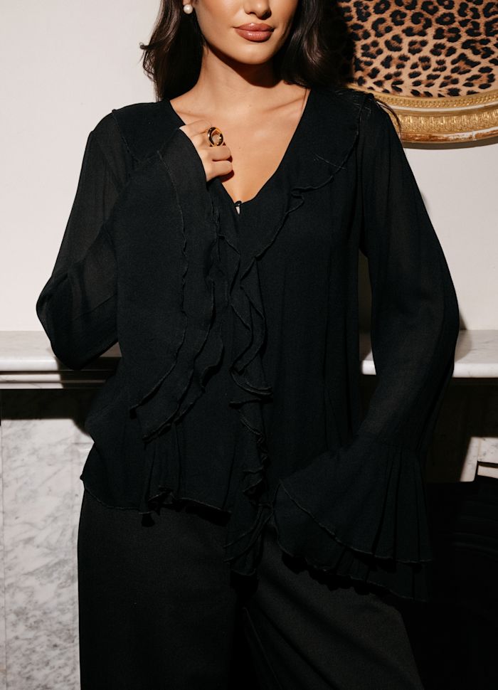 Siffi LS Blouse Svört