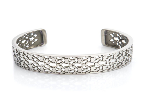 Load image into Gallery viewer, Bangle Stainless Steel - Filligree 15mm
