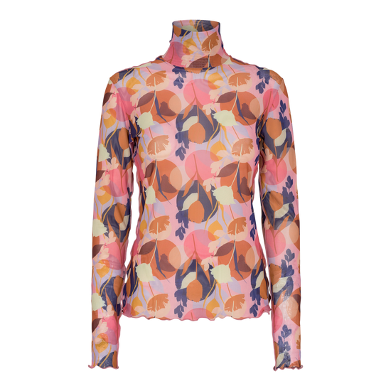 Mesh bolur dot flower