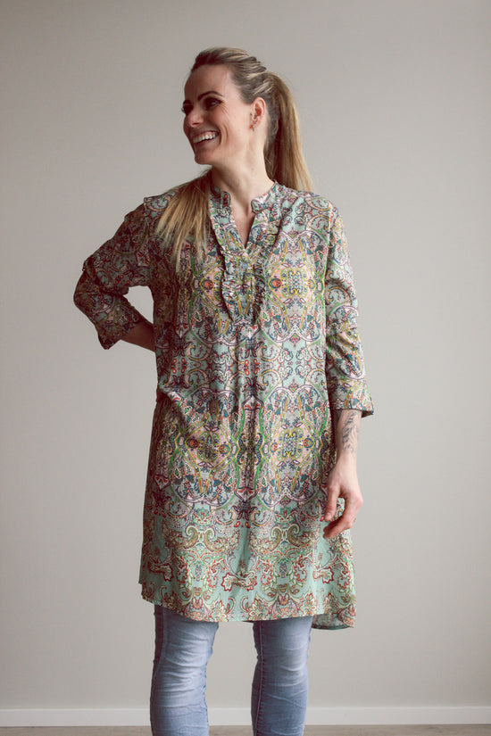 Load image into Gallery viewer, Marta tunic green
