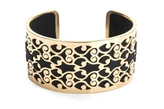 Load image into Gallery viewer, Bangle Gold 14K - Filigree 35mm
