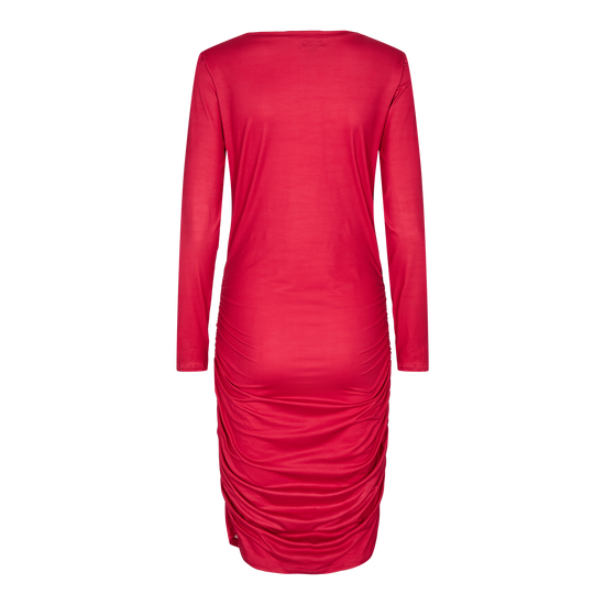 Alma long dress red