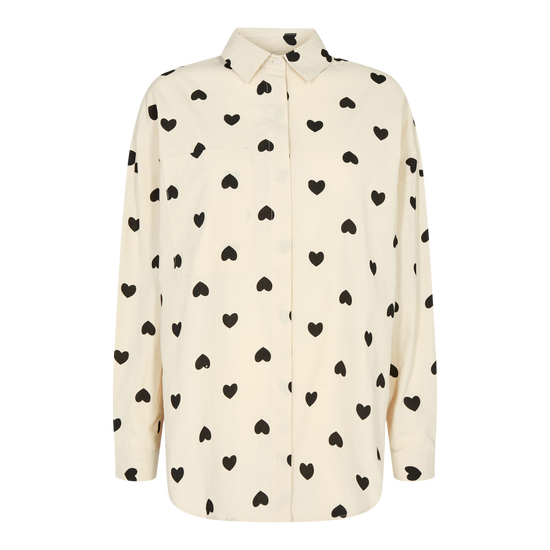 Sara skyrta black heart